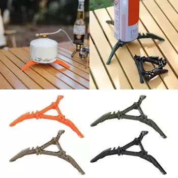 Кронштейн для топливного бака, штатив для канистры, подставка для походной плиты, подставка для бутылки, инструменты для уличной плиты, полка для бутылки, легко переносить оранжевый