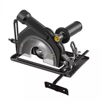 Кронштейн для угловой шлифовальной машины черного цвета - подходит для различных областей работы, удобная и быстрая резка, отсутствие пыли