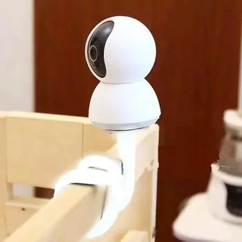 Кронштейн для веб-камеры с резьбой 1/4 дюйма, держатель для селфи, держатель для кроватки, кронштейн для монитора чёрный