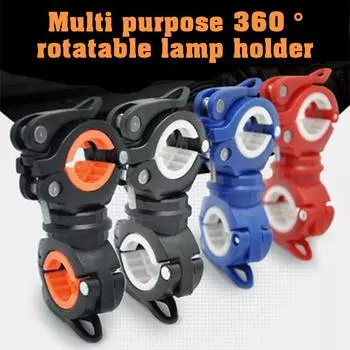 Кронштейн для велосипедного фонаря, многофункциональный, вращающийся на 360 градусов, держатель для светодиодного фонарика для горного шоссейного велосипеда, аксессуары для велосипедного кронштейна A1