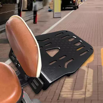 Кронштейн для заднего багажника электрического велосипеда, удлиненная полка, монтажная пластина, опора для хвоста чёрный