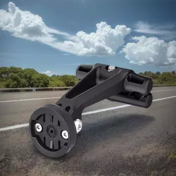 Кронштейн для заднего фонаря на седло велосипеда, противоударный держатель для заднего фонаря для горного велосипеда, подставка для фонаря для радара Garmin Varia чёрный