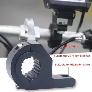 Кронштейн фары электрического мотоцикла — крепление с одним отверстием для модификации скутера. Alloy, 6-shaped