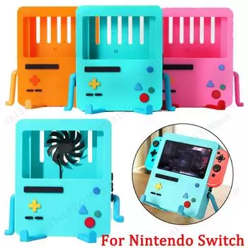 Кронштейн игровой консоли для консоли Nintendo Switch, поддержка стойки для дисплея, держатель для портативного игрового плеера, игровые аксессуары, подарки для детей Blue No pattern