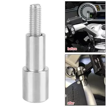 Кронштейн из нержавеющей стали универсальный Модификация мотоцикла Аксессуары для мотоциклов Автоаксессуары Кронштейн для мотоцикла silver