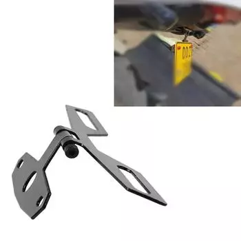 Кронштейн номерного знака мотоцикла, крепление для заднего фонаря, складная рамка для держателя номерного знака, универсальные аксессуары для мотоцикла 1pc