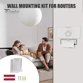 Кронштейн питания маршрутизатора для настенного монтажа StarLink Gen3/V3, быстрая установка, прочный держатель маршрутизатора из АБС-пластика белый