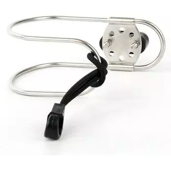 Кронштейн-подкова из нержавеющей стали Amarine, держатель для спасательных кругов, пластиковый колодец (1 шт-серебро)