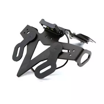 Кронштейн рамки номерного знака, крепление для защиты от грязи, хвостовой аккуратный для Yamaha Mt07 Fz07 2013-2019 чёрный