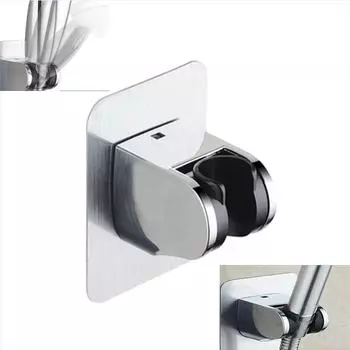 Кронштейн Всасывающий держатель для душа Держатель для насадки для душа Присоска Разбрызгиватель для душевой комнаты Пьедестал в виде лотоса Намокнуть под дождем Держатель для трубки 6x7x9.5cm