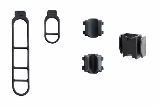 Кронштейн заднего фонаря Crops UB08, полный комплект для подседельного штыря и перьев седла чёрный