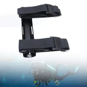 Кронштейн задней пластины для дайвинга, цилиндр задней пластины из алюминиевого сплава для подводного плавания чёрный