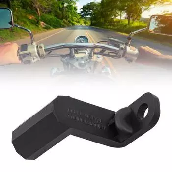 Кронштейн зеркала заднего вида, экономящий место, многофункциональный, долговечный, светодиодный фонарь, зеркало заднего вида для мотоцикла