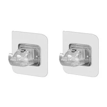 Кронштейны для карнизов, 2 шт., крепежный зажим, надежное качество, домашняя ванная комната