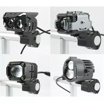 Кронштейны для крепления фары мотоцикла Комплект зажимов Зажим для трубки мотоцикла Зажим для крепления сигнала поворота Регулируемые держатели фонарей