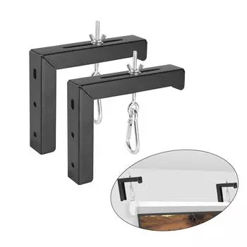 Кронштейны для настенного крепления проекционного экрана, 6 дюймов, регулируемое удлинение с крючком, держатель для крепления на потолке/стене, нагрузка 80 фунтов