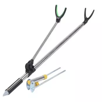 Кронштейны для удочек из нержавеющей стали, вставные, Y-образные, для рыбалки, стойка 2,4 м 2.4m / 7.9ft