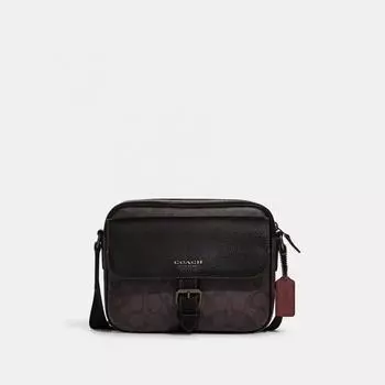 Кроссбоди Coach Hudson из канвы Signature