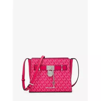 Кроссбоди MICHAEL KORS HAMILTON SMALL MK SIGNATURE 35R4SHMC1B1654 ЭЛЕКТРИЧЕСКИЙ РОЗОВЫЙ