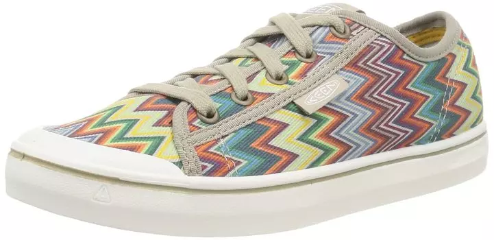 КРОССОВКИ ELSA SNEAKER V Elsa Кроссовки 1026104 БЕЛЫЕ см [Keen] Женские CHEVRON/STAR 22.5