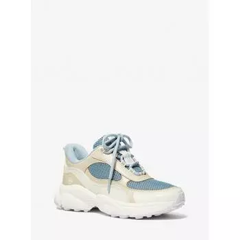 КРОССОВКИ MICHAEL KORS KATRINA 49S4KAFS1L1015 ИЗ ДЕНИМА МУЛЬТИ-КРОССОВКИ