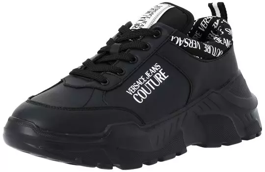 Кроссовки 71YA3SC1 ZP020 VERSACE JEANS COUTURE Черные см [Versace] Мужские 24.0 [Товар] чёрный