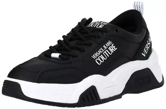 Кроссовки 71YA3SF6 ZP022 VERSACE JEANS COUTURE Черный см [Versace] Мужские 29.0 [Товар] чёрный