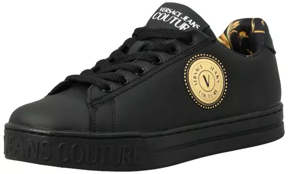 Кроссовки 72VA3SK8 ZP015 VERSACE JEANS COUTURE Черные см [Versace] Женские 24.0 [Товар] чёрный