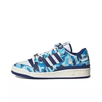 кроссовки adidas Forum 84 Low Bape 30th Anniversary Blue Camo ID4772