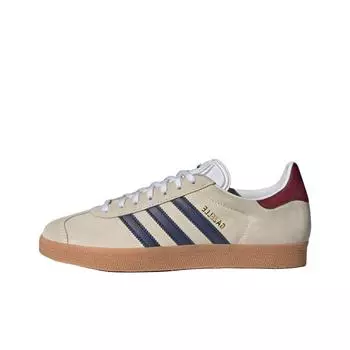 кроссовки adidas Gazelle Beige Dark Blue Collegiate Burgundy IE0546