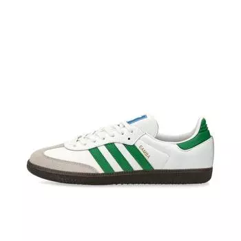 кроссовки adidas original Samba Skate shoes Unisex OG Footwear White Green IG1024