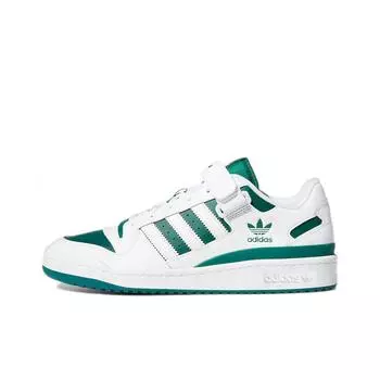 кроссовки adidas originals Forum Low White Collegiate Green GY8556