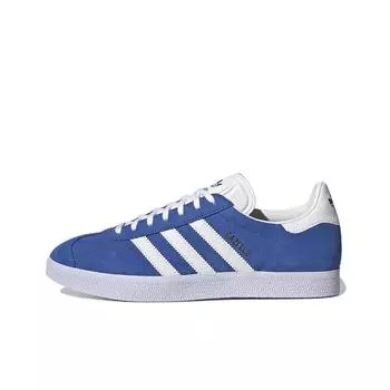 кроссовки adidas originals Gazelle Blue Cloud White Gold Metallic GX2207