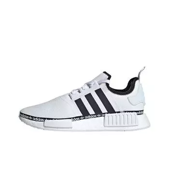 кроссовки adidas originals NMD R1 Cloud White Logo Strip FV8727