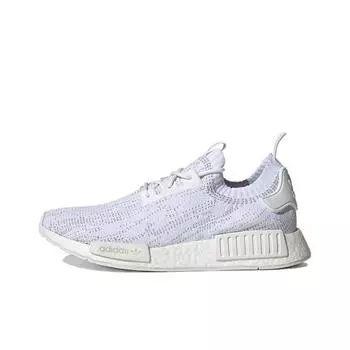 кроссовки adidas originals NMD R1 Primeknit Cloud White Glitch Camo FX6768