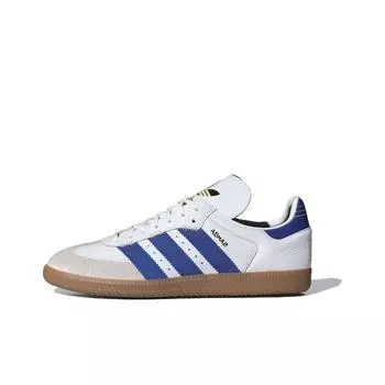 кроссовки adidas originals Samba OG Oversized Logo White Semi Lucid Blue IF1813