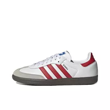 кроссовки adidas originals Samba OG White Better Scarlet IG1025