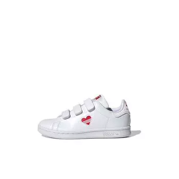 кроссовки adidas originals Stan Smith White/Red Children s Cricket Shoes (BP) FZ2834