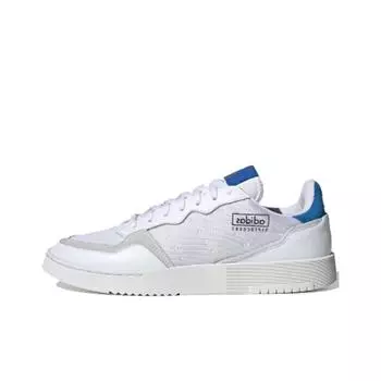 кроссовки adidas originals Supercourt Shoes White/Grey/Blue EF5872