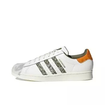 кроссовки adidas originals Superstar Bandana Off White Focus Orange GX3656