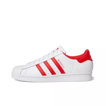кроссовки adidas originals Superstar Cloud White Vivid Red GZ3741