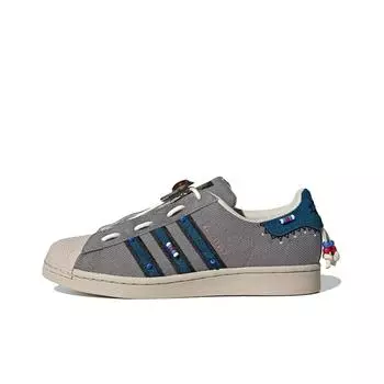 кроссовки Adidas Originals Superstar Laceless Street Folk Unisex Skate Shoes Grey Three/Legend Marine/Bliss S29064