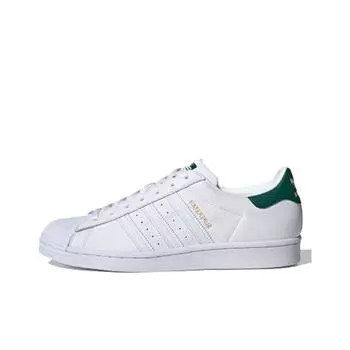 кроссовки adidas originals Superstar White Collegiate Green FX4279