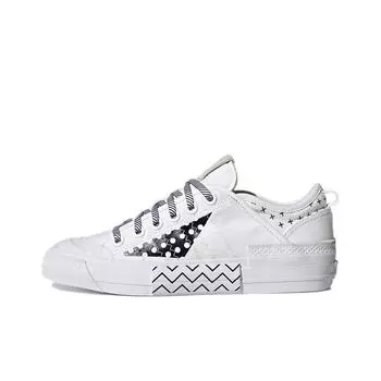 кроссовки adidas originals Wmns Nizza Skate shoes Multi Foxing Sneakers White/Black Female GW5821