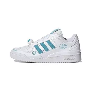 кроссовки Adidas Originals x Andre Saraiva FORUM Low Classic Smile Printed Sneakers FZ6353