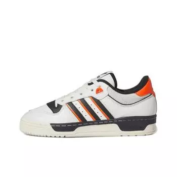 кроссовки adidas Rivalry 86 Low White Black Semi Impact Orange IE7140
