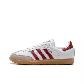 кроссовки adidas Samba OG White Burgundy Gum IF3813