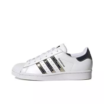 кроссовки adidas Superstar Cloud White Silver Metallic (Women s) FW3915