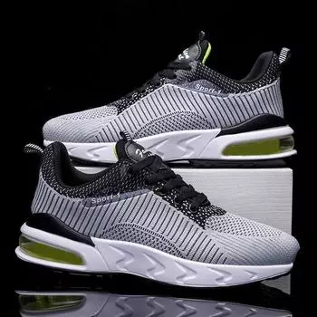 Кроссовки Air Cushion White Sneakers Men Shoes 2024 Breathable Original Casual Light Walking Shoes Men Tennis Shoes Zapatillas Hombre 39 серый