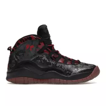 Кроссовки Air Jordan 10 Retro DB GS Doernbecher Kids Black black Gym-red 641746-060